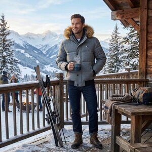 Tommy Hilfiger Men's Short Snorkel Coat, Size Medium